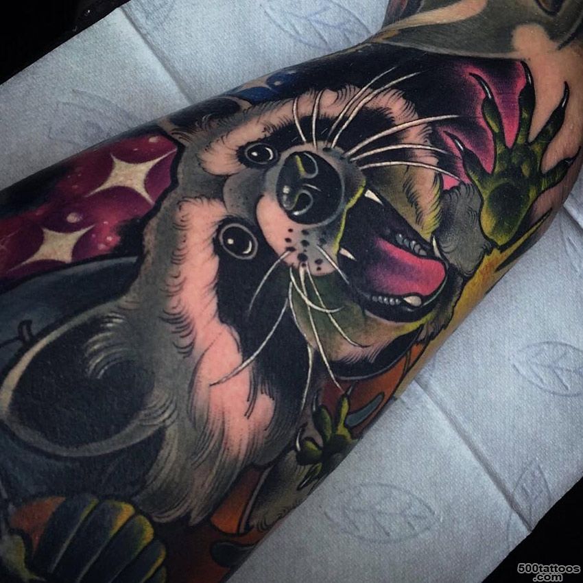 Raccoon Cover Up  Best tattoo ideas amp designs_14