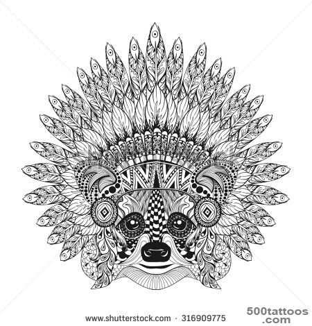 Raccoon Tattoo Stock Photos, Images, amp Pictures  Shutterstock_37