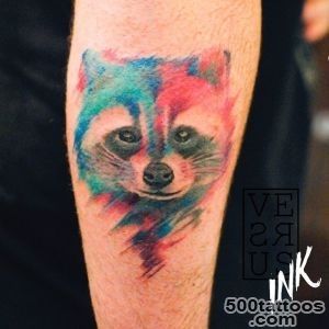 45+ Best Raccoon Tattoos_2