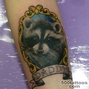 45+ Best Raccoon Tattoos_4