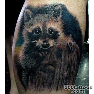 45+ Best Raccoon Tattoos_12