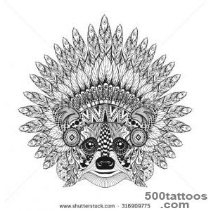 Raccoon Tattoo Stock Photos, Images, amp Pictures  Shutterstock_37