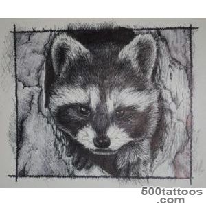 Top Raccoon Tattoo Fox Images for Pinterest Tattoos_49