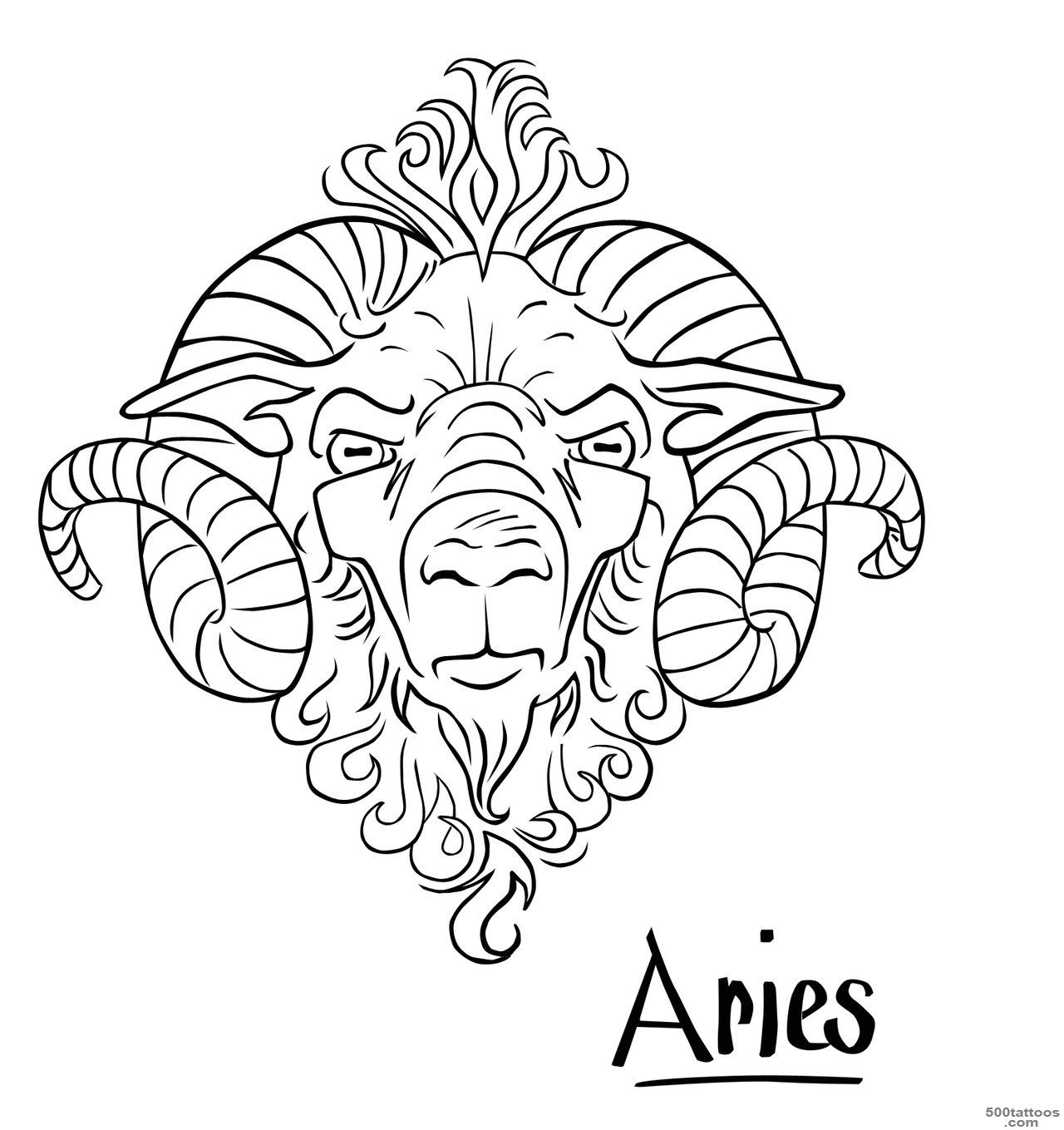 Aries Tattoos Designs, Ideas and Meaning  Tattoos For You_37