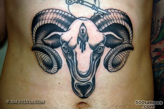 Pin Goat Aries Tattoo Design Ram Tattoos For Men on Pinterest_36