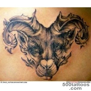 35 Aries Tattoos  Ram Tattoo Designs_48