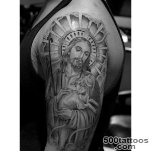 50 Arresting Religious Tattoo Sleeves_8