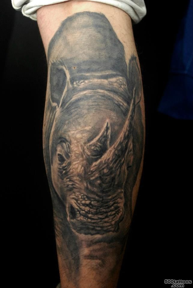 DeviantArt More Like Rhino Tattoo by Oscarmora6_43
