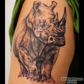 Rhino Tattoo Meanings  iTattooDesigns.com_3
