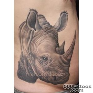 30+ Outstanding Rhino Tattoos_1