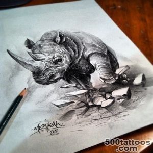 1000+ ideas about Rhino Tattoo on Pinterest  Jaguar Tattoo _5