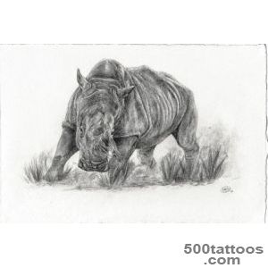 Awesome Animal Rhino Tattoo  Fresh 2016 Tattoos Ideas_49