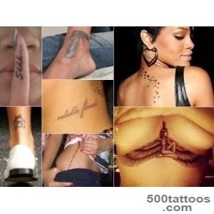 All 19 Of Rihanna#39s Tattoos Up Close   The Frisky_8