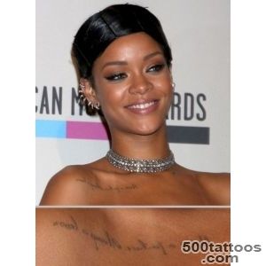 Rihanna#39s tattoo picture one   Rihanna#39s many tattoos in pictures _19