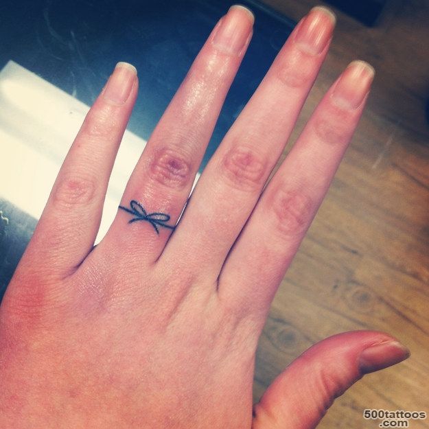 33 Impossibly Sweet Wedding Ring Tattoo Ideas You#39ll Want To Say ..._3