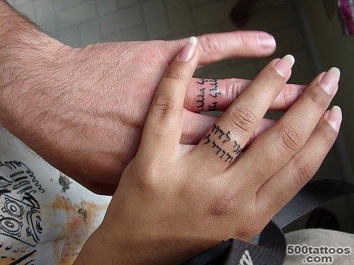 33 Impossibly Sweet Wedding Ring Tattoo Ideas You#39ll Want To Say ..._42