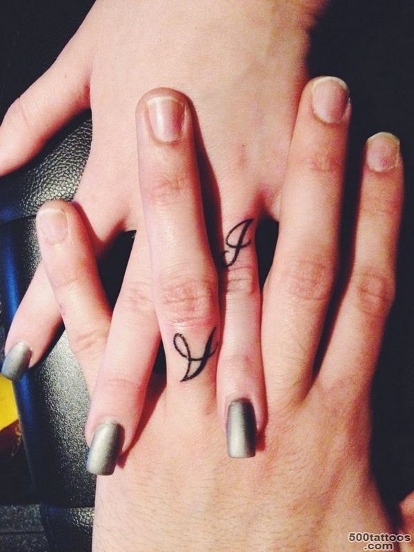 35 Romantic Wedding Ring finger Tattoo designs and ideas_17