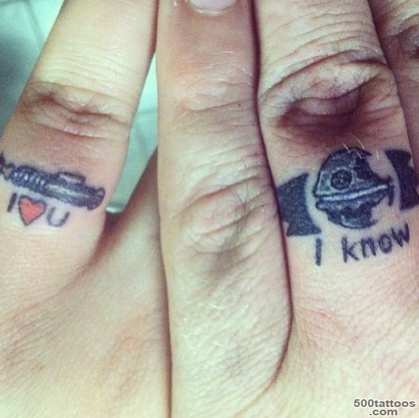 40 Of The Best Wedding Ring Tattoo Designs_14