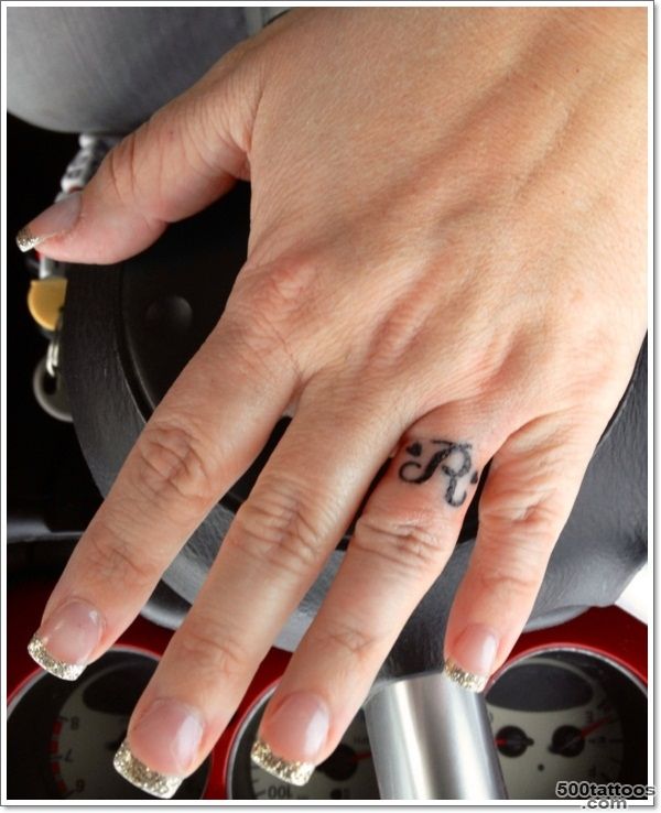 40 Of The Best Wedding Ring Tattoo Designs_20