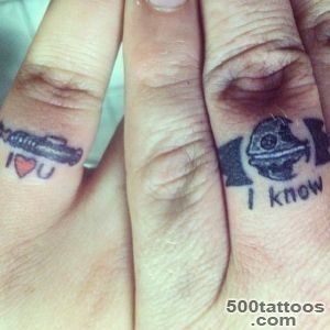 40 Of The Best Wedding Ring Tattoo Designs_14