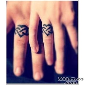 40 Of The Best Wedding Ring Tattoo Designs_15