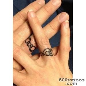 148 Sweet Wedding Ring Tattoos_12