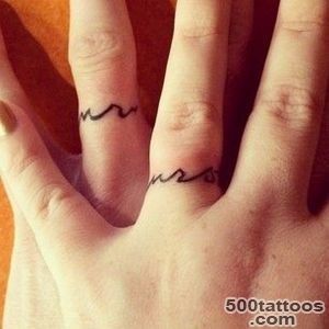 148 Sweet Wedding Ring Tattoos_19