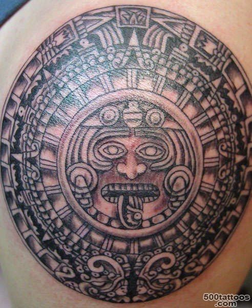 Aztec ritual stone tattoo   Tattooimages.biz_17