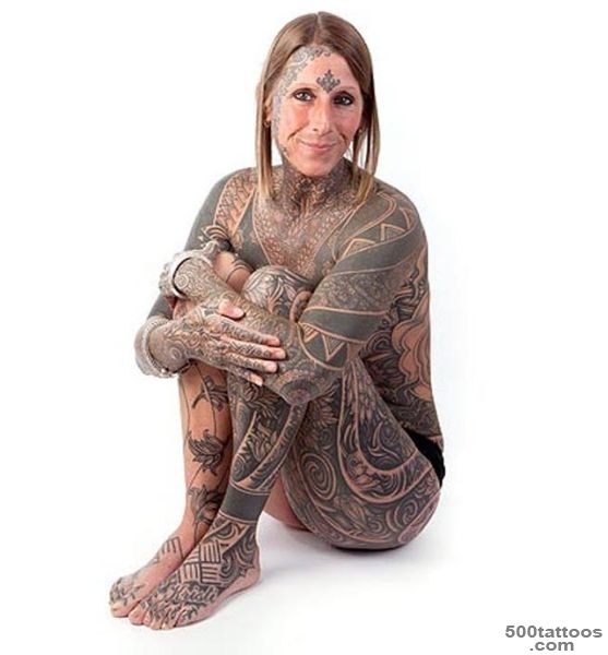 Woman Gets Divorced, Tattoos Entire Body_10