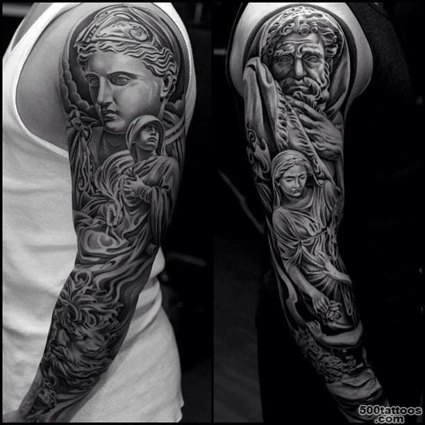 Old roman sleeve tattoo art.. Click on the pic for more #tattoos ..._1