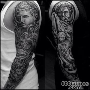 Old roman sleeve tattoo art Click on the pic for more #tattoos _1