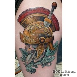 Roman Gladiator Sleeve Tattoo  Tattoos  Pinterest  Gladiators _35