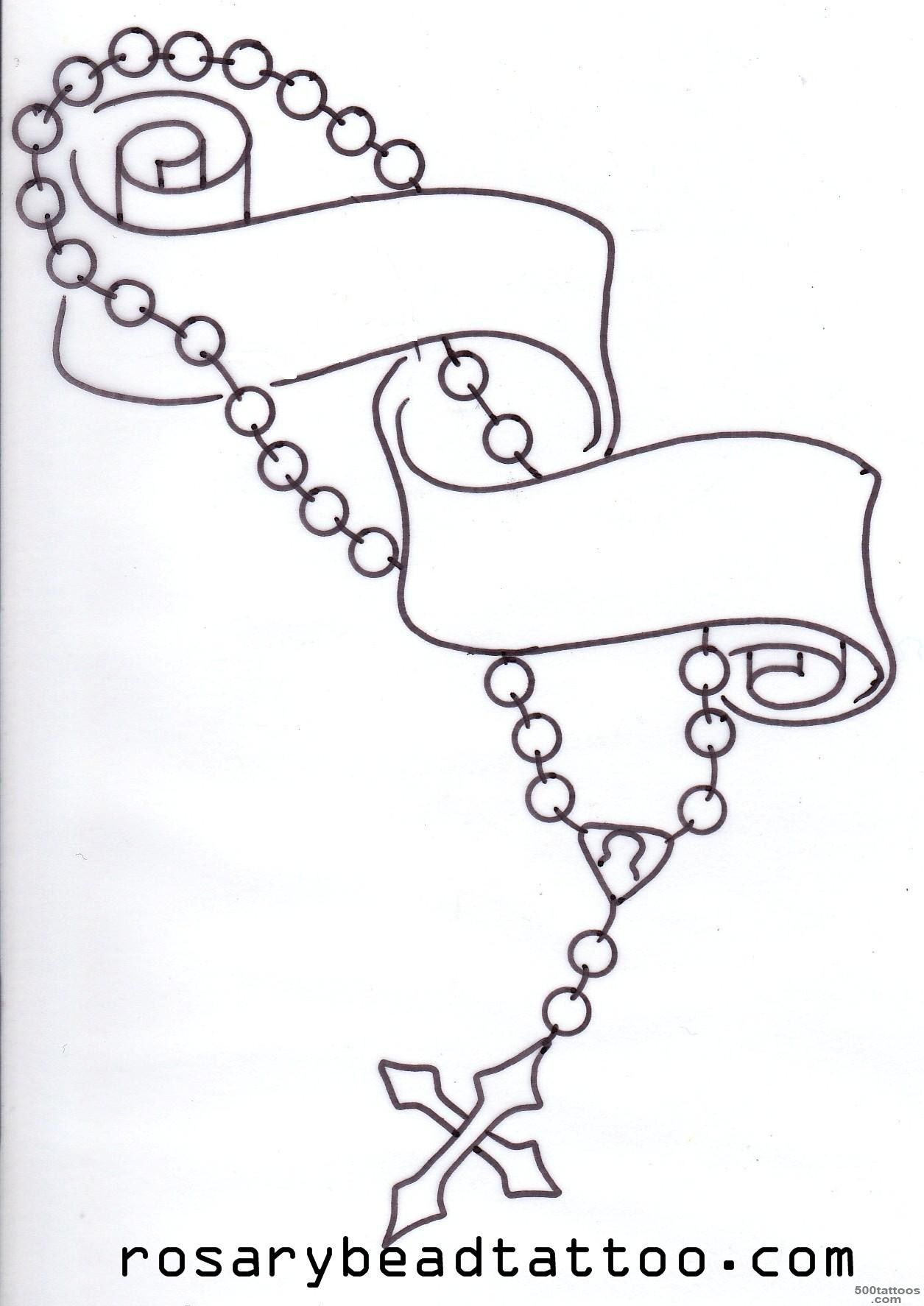 5 Rosary Tattoo Designs, Samples And Ideas_31