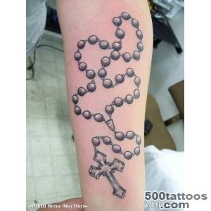 Rosary tattoo design, idea, image