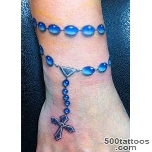 40 Holy Rosary Tattoos, Rosary Beads, Rosary Cross_4