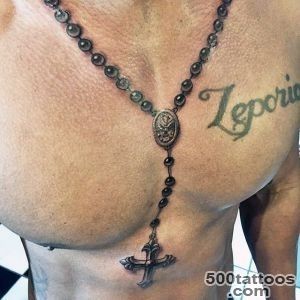 100 Rosary Tattoos For Men   Sacred Prayer Ink Designs_22