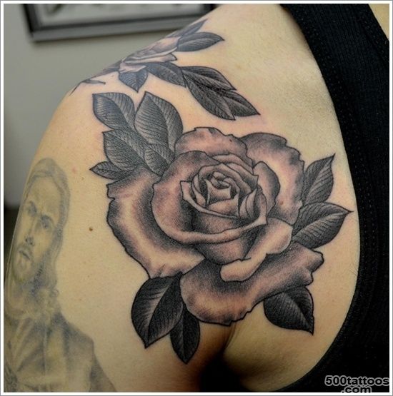 45 Beautiful Rose Tattoo Designs For Women and Men_6