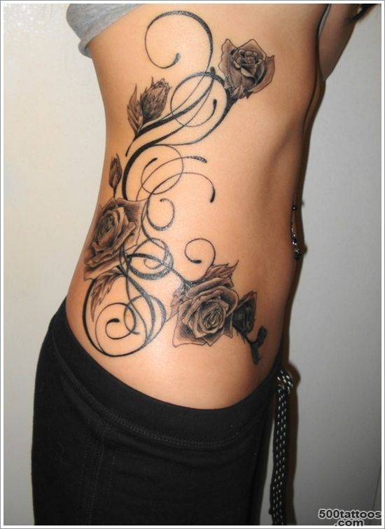 45 Beautiful Rose Tattoo Designs For Women and Men_48