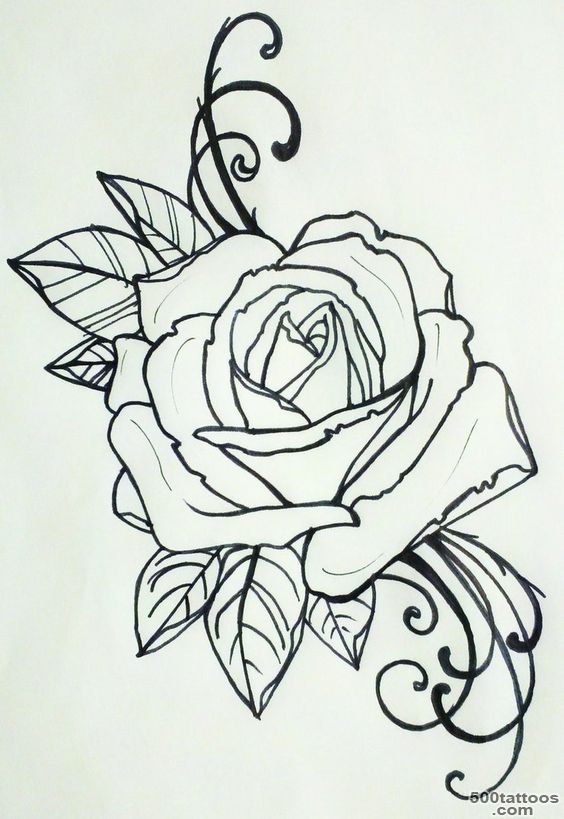 tattoo rose [this would be perfect for my shoulders to finish out ..._18