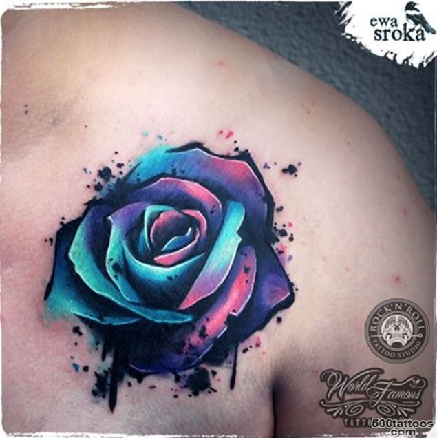 Unique Rose Tattoo by Ewa Sroka   Warsaw, Poland   TattooBlend_8