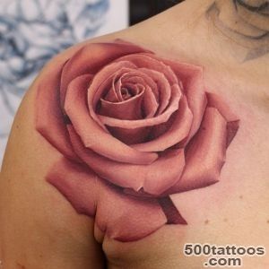 Rose tattoo design, idea, image
