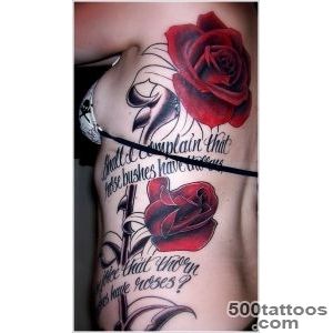 45 Beautiful Rose Tattoo Designs For Women and Men_29
