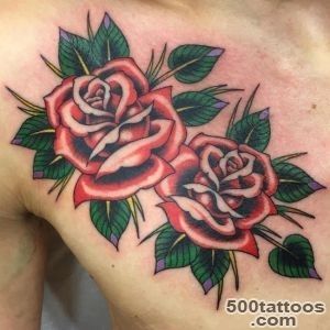 50+ Stylish Roses Tattoo Designs and Meaning_24
