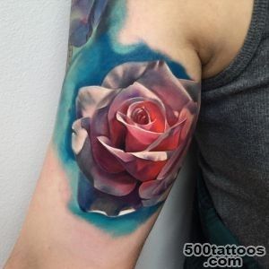 Realistic Rose Tattoo  Best Tattoo Ideas Gallery_25