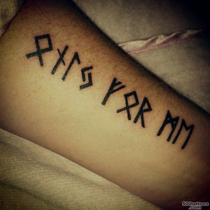 Viking Runes Tattoo (Violence, Knowledge, Fertility, Wealth ..._11