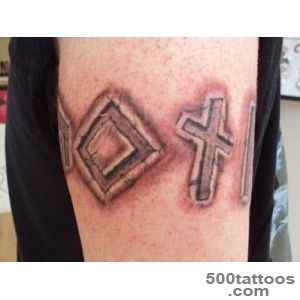 Pin Celtic Rune Tattoos Stones Tattooed By on Pinterest_44