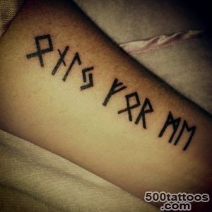 Viking Runes Tattoo (Violence, Knowledge, Fertility, Wealth _11
