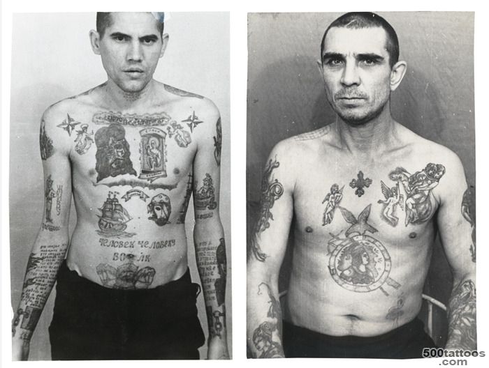 Pin Of Criminals Covered In Russian Prison Tattoos Cvlt Nation on ..._50
