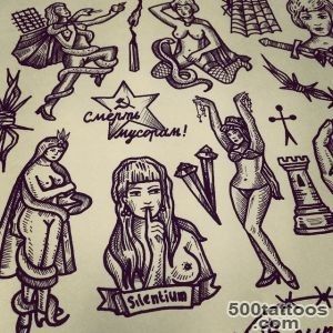 Russian tattoo design, idea, image