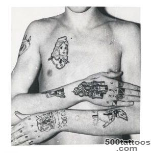 Ornamental russian tattoo featuring delicate execution on the ribs